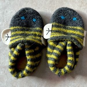 Kids Boiled Wool Slipper Boots by Haflinger Size: 21(18-24months)